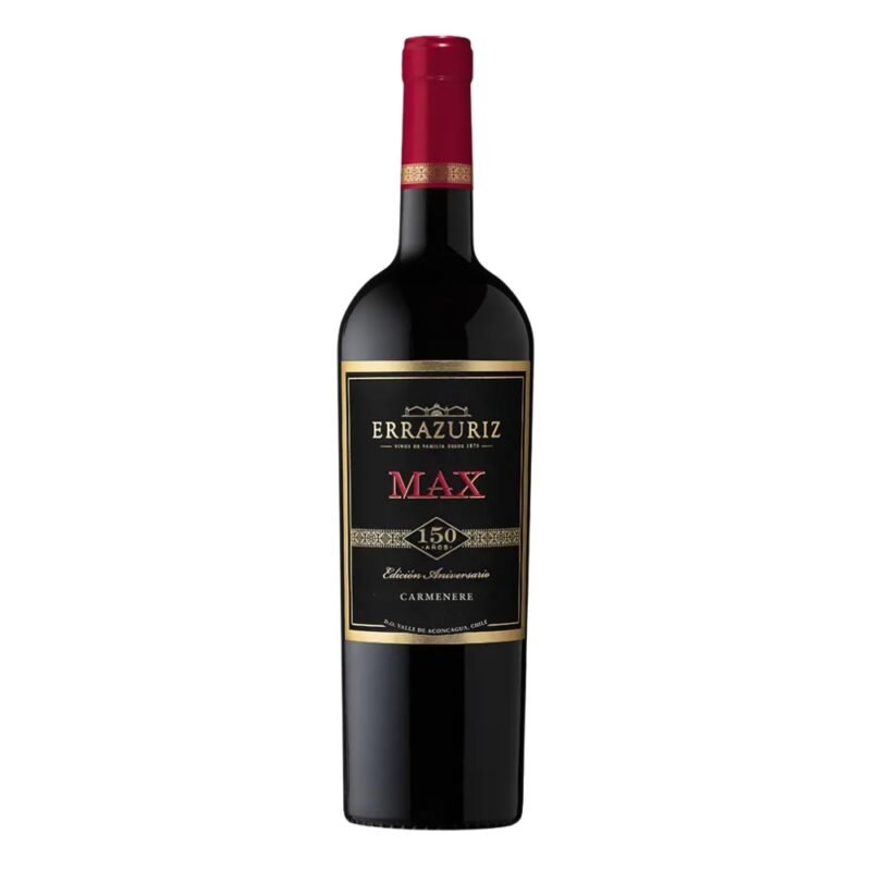 בקבוק יין MAX Carmenere פרימיום מצ׳ילה יין אדום איכותי חוויית טעם יוקרתית